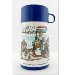 Vintage GI JOE Plastic Thermos 1985 ALADDIN